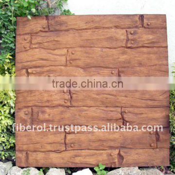 Fiberglass Wooden Wall Panel