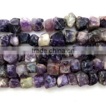 Amethyst Hand Knapped Square Nuggets