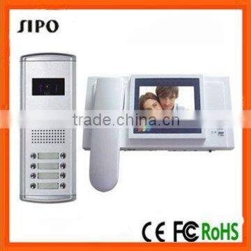 Press button Intercom System with 5Inch Indoor Monitor