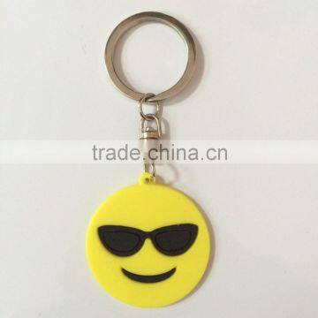 sunglasses emoji keychain