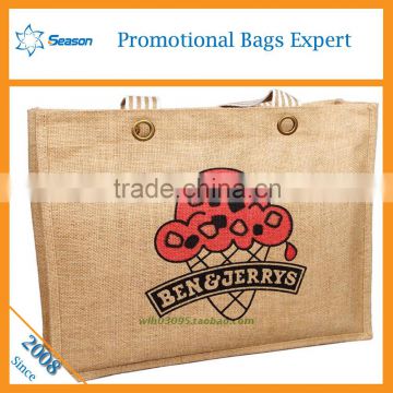 Wholesale free sample of jute bag jute clutch bag China alibaba
