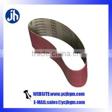 alumina sanding belt for metal/wood/stone/glass/furniture/stainless steel