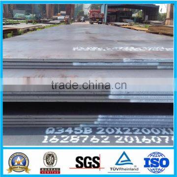 Q345B hot rolled plain carbon middle thick steel plate