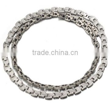 titanium magnet male necklace