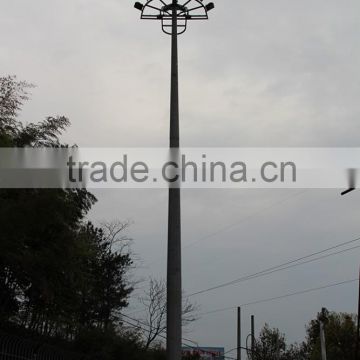 galvanized street light pole arms specifications 30m high mast lighting pole