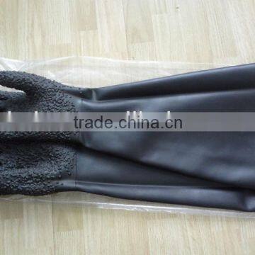 High quality sand blast gloves 65*30cm