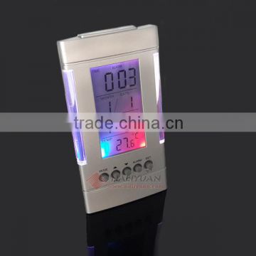 Hot sale desktop day month clock with backlight