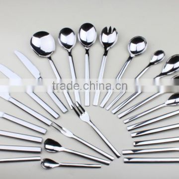High quality wholesale stainless steel cutlery set with serving pieces