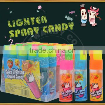 Gas lighter fruit spray candy
