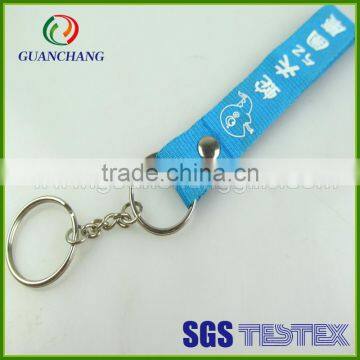 new hot selling keychain short polyester lanyard products of 2015
