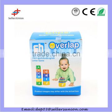 Colorful Top Quality Plastic Baby Stacking Cups with Promotions