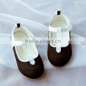2016 girls horse skin summer students shoes