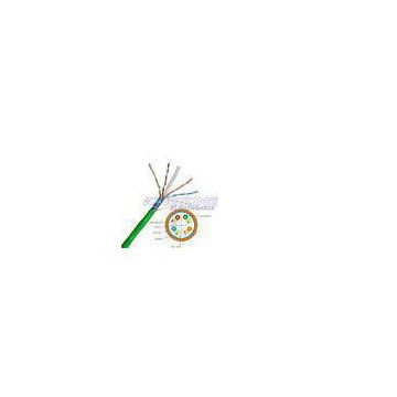 23 AWG FTP CAT 6A Network Cable with PVC Jacket , High Speed Networking Cable