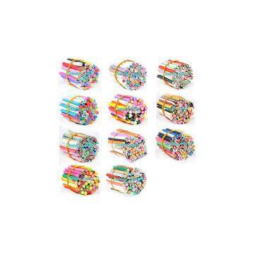 50 X 3D Nail Art Fimo Canes Sticker Rods Acrylic UV Decor Tips Kit DIY Beauty