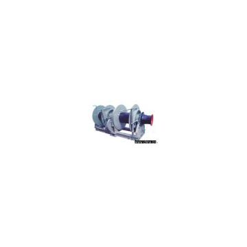 Hydraulic double (multiply) drums mooring winch