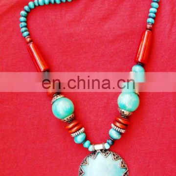 Colored Beaded Necklaces
