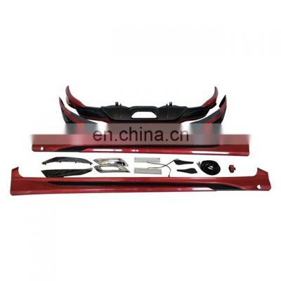 Honghang Factory Car Front Rear Bumper Body Kit With DRL Fit For Toyota 2018 CHR 2016-2019