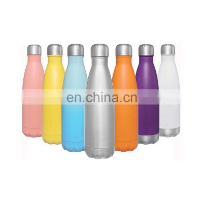 Wholesale Customized Logo Triple Wall Custom Sport Stainless Steel Water Bottle With Diamond Lids Shining Handle Multi color