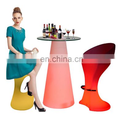 led chair /Waterproof outdoor party/event illuminated holiday lighting chair furniture bar counter chairs