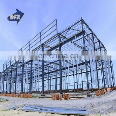 China Steel Prefabricated Warehouse Metal Building Industrial Shed Light Steel Structure