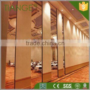 Hotel lobby movable soundproof MDF folding partition