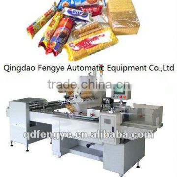 Automatic Biscuit Flow Packaging Machine without plastic tray