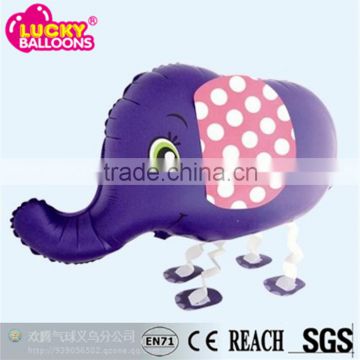 Self inflating walking pet elephant foil balloon wholesale