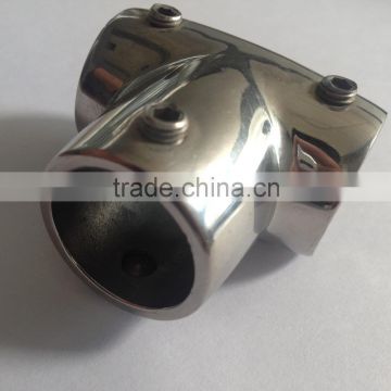 Customized stainless steel pipe rail fitting rail tee fitting
