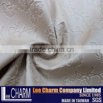 100% Polyester Leather-Like Fabric Flower Pattern