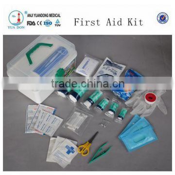 YD80734 China Wholesale First aid kit for factory (CE, ISO and FDA approved)