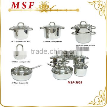MSF induction pot with steamer