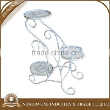 European wrought iron flower pot stand manufacturer