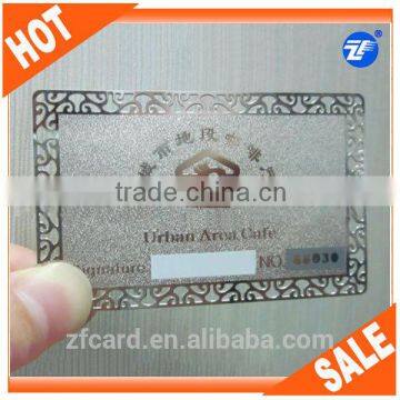 High quality cheap metal business card china