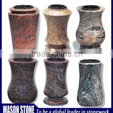 Oriental vases for cemetery decoration