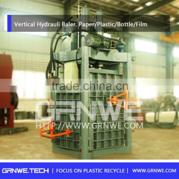 Help you to save man power auto hydraulic plastic bottle baling press