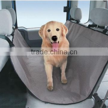 Paw printed Waterproof PU coated pet Car seat cover / dog car seat protector 600D nylon