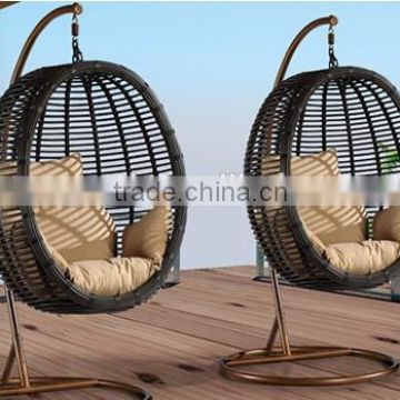 Round rattan outdoor bed outdoor swing