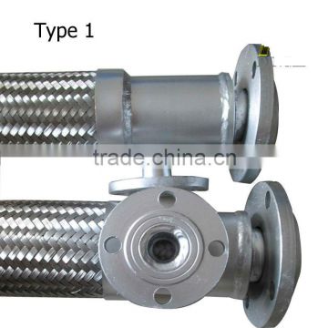 Metal hose with Jacketed assembly
