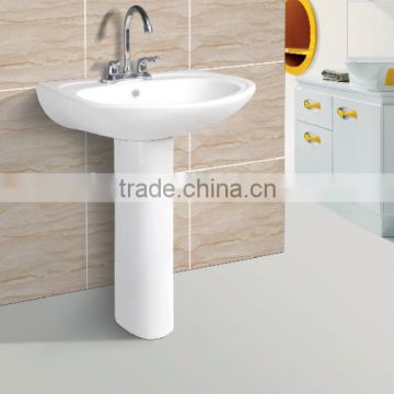 Hand wash pedestal basin for bathroom