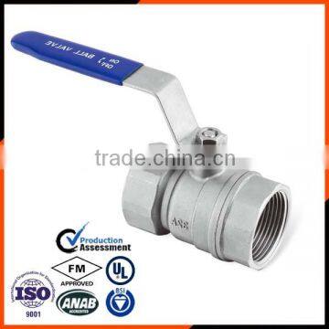 2PC SS304 Reduced Port Ball Valve 800PSI