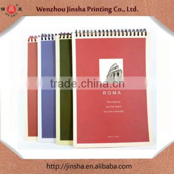 2014 Hot Selling spiral notebook with white paper cover