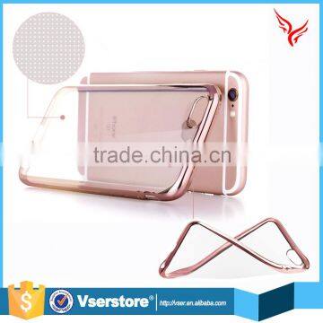 High quality accessories for iPhone 6 6s soft electroplating tpu cell phone cases