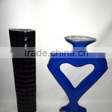 Enamelled Aluminium Flower Vase, Decorative Vases, Home Decor Vases, Metal Vases, Huge Vases
