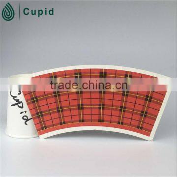 HZTL pe coated raw material paper cup fan for paper coffee cup/paper cup fan china manufacturer