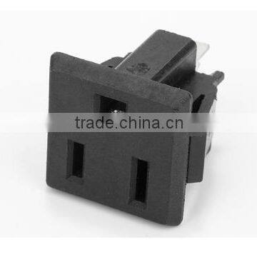 Black AC-05 socket American standard AC socket with 3 inside pin