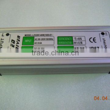 Led driver 40W 1200mA Constant current IP67 waterproof ac/dc power supply