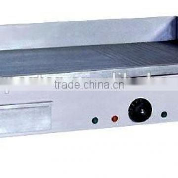 commercial griddle, electric griddle(1/2flat&1/2 grooved)
