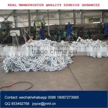 Stud open link anchor chain Hot dip galvanized chain for boat