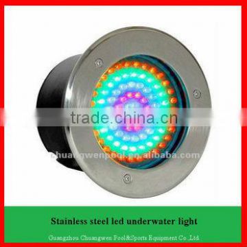 Stainless steel colorful LED underwater light