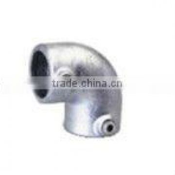 Malleable iron pipe clamp fittings,90 degree two way elbow